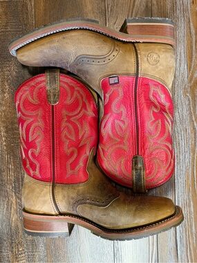 Double-H “Roger” men’s western/work roper boots - size 9 2E